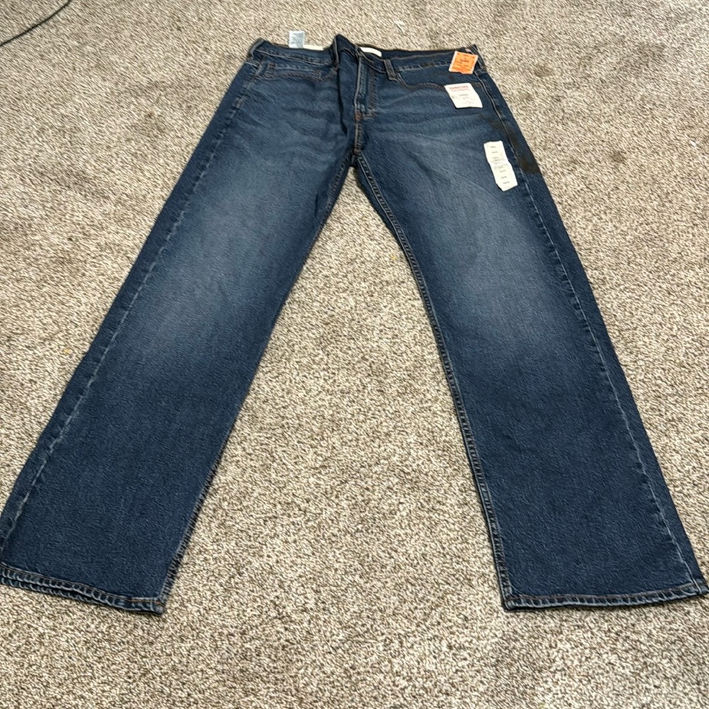 Signature by Levi Strauss Dark Blue Men's Jeans 34x34
